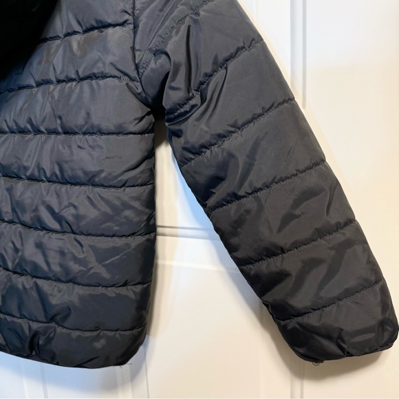 Nike Puff Up Jacket Boys Black Sz 5S “Just Do It " - Picture 9 of 10